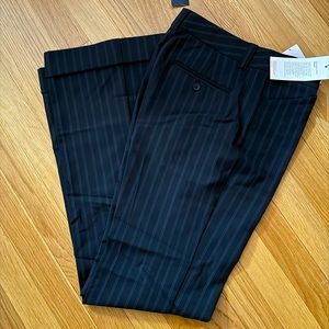 Express pin striped dress pants (Editor Trouser) Low Rise Straight Through Hip
